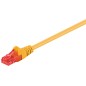 MicroConnect U/UTP CAT6 0.5M Yellow PVC
